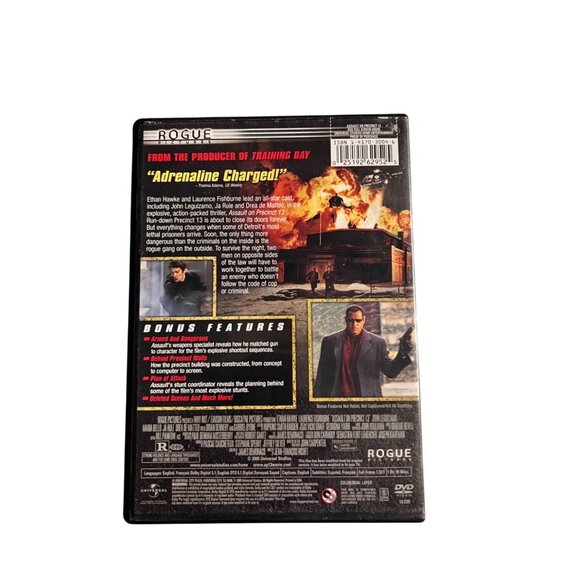 Assault On Precinct 13 2005 DVD Ethan Hawke Laurence Fishburne Action Pre-Owned - Picture 2 of 5
